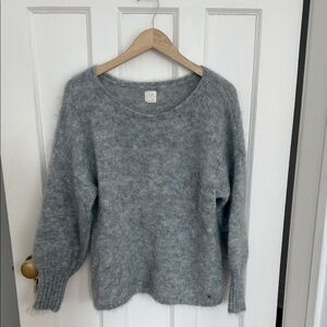 Des Petits Hauts Gray Women's Mohair Sweater